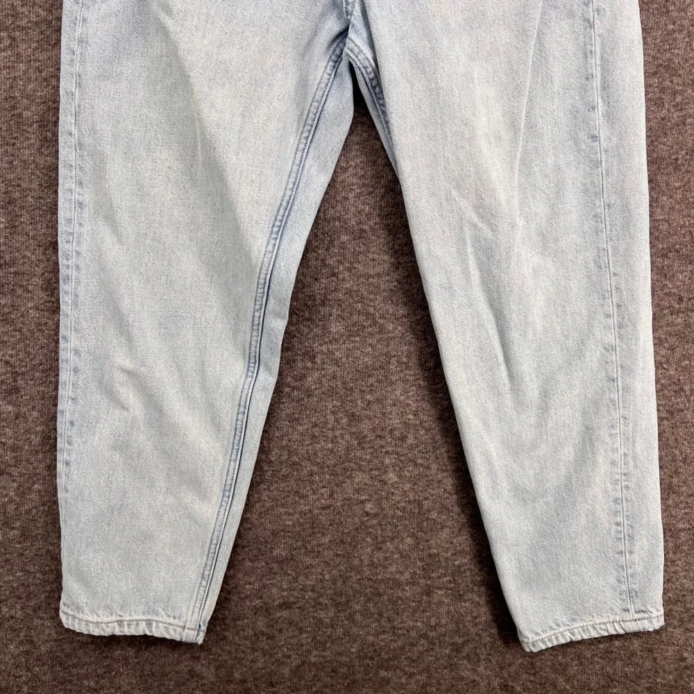 Gap‎ Denim Mom Jean High Rise Light Wash Tapered Leg Womens 6P 28 Petite